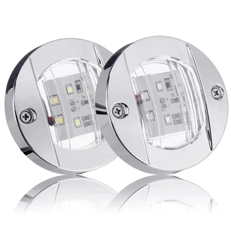 新しいマリンボートデッキ礼儀ライト-4-個防水白色-led-船尾トランサムランプヨット漁船用-12v-24v-航海