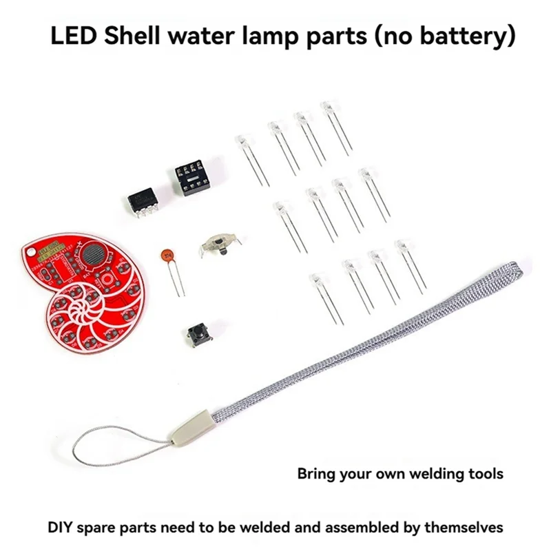 【НОВИНКА】Светодиодные ходовые огни DIY Kit Светодиодные ходовые огни Электронный комплект DIY Комплект светодиодных ходовых огней SMD SMT Электронный комплект