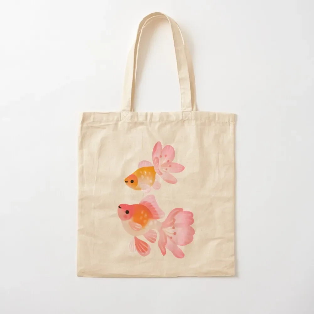 

Cherry blossom goldfish 1 Tote Bag Women's shopping bag reusable grocery bags canvas tote tote bags aesthetic Bag