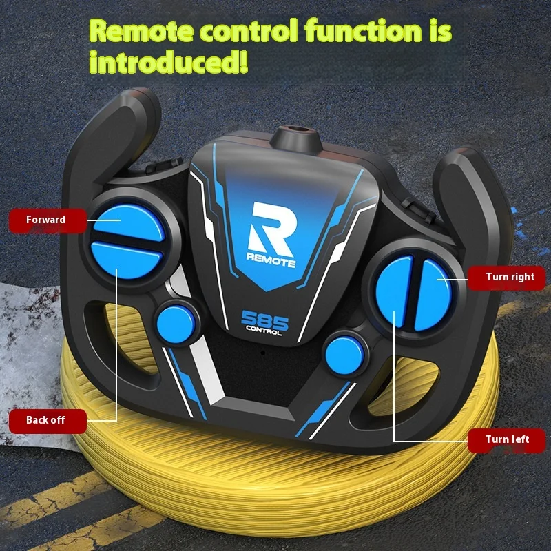 รีโมทคอนโทรลรถ Rc Racing สี่ทิศทางชาร์จแบบไดนามิกรุ่น DROP ทนความเร็วสูง Racing Steam Running ของเล่นเด็กสําหรับ