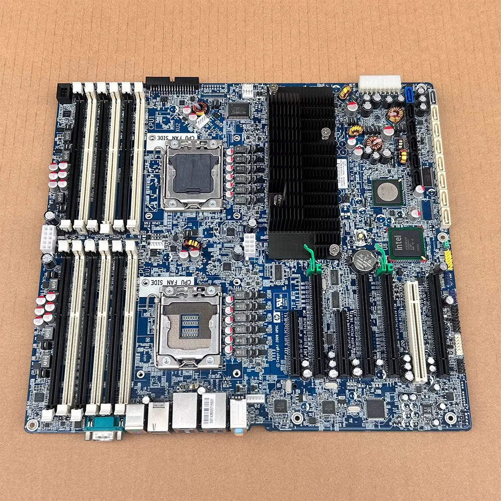Workstation Motherboard For HP Z800 591182-001 576202-001 460838-002 Supports 55 series -56 series cpus 536798-001 REV 1.02