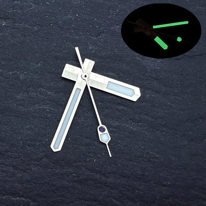 Mod Watch Hand 9*12.5*13mm Green Luminous Pointter Fits NH35 NH36 4R35 4R36 7S26 Watch Movement Mechanical Diver's Watch Parts