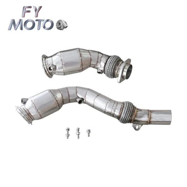 

China Factory for BMW S55 Stainless Steel Heat Shield Catalytic Exhaust Downpipe