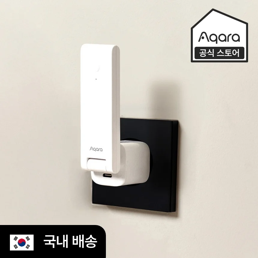[한국본사정품] Aqara 아카라 스마트 허브 M100 USB Matter 브릿지 iot zigbee apple home 알렉사 구글 게이트웨이 와이파이 리피