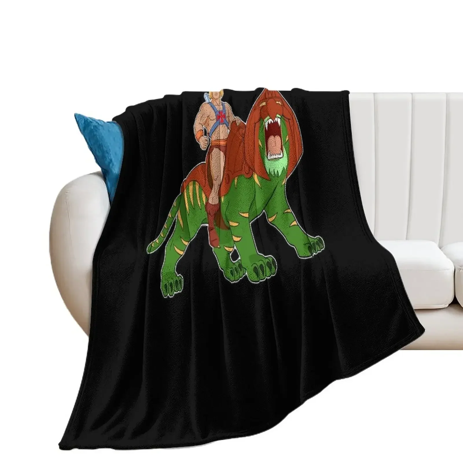 

A Hero Ready For Battle Throw Blanket blankets and throws Decorative Beds Moving Blankets