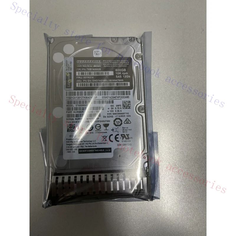 

R+ For 7XB7A00025 ThinkSystem 2.5" 600GB 10K SAS 12Gb Hot Swap 512n HDD FRU 00YK014