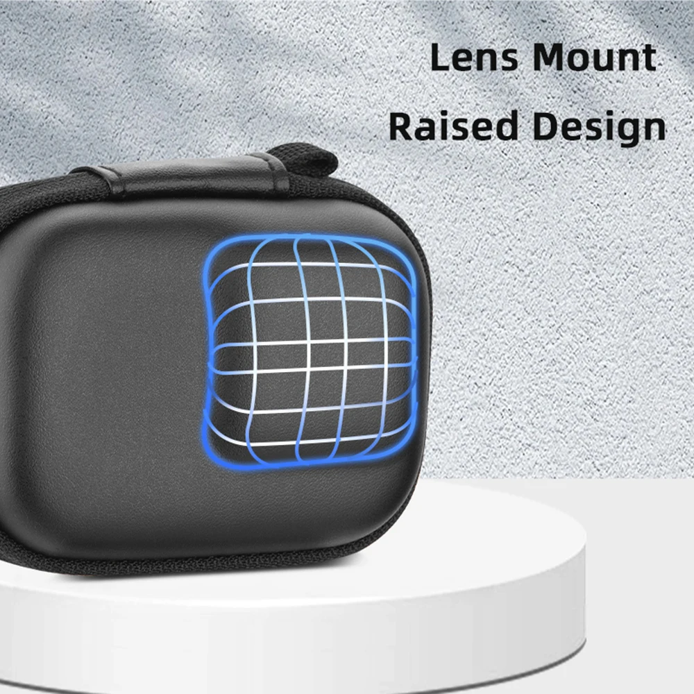 BRDRC Mini Carrying Case for DJI Action 5 Pro/4/3 Storage Bag Anti-Scratch Bag Box Portable Sports Camera Accessories