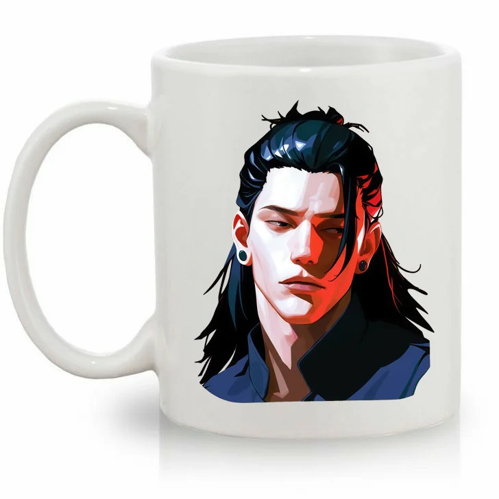 Ceramic Mug for Jjk Satoru Gojo Anime Pattern 330Ml Bedroom Office Tea Water Cup Ceramic Breakfast Cup Coffee Cup Birthday Gift