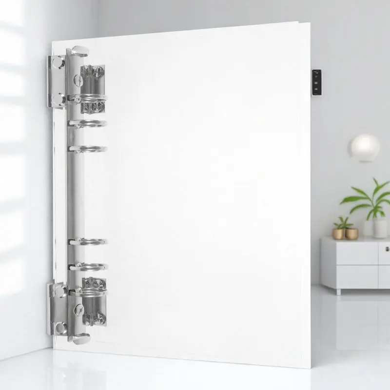 

Acrylic Notebook Cover Clear A5 Binder Shell Premium Plastic Document Protector Smooth Easy-Clean Surface for Planner Journal