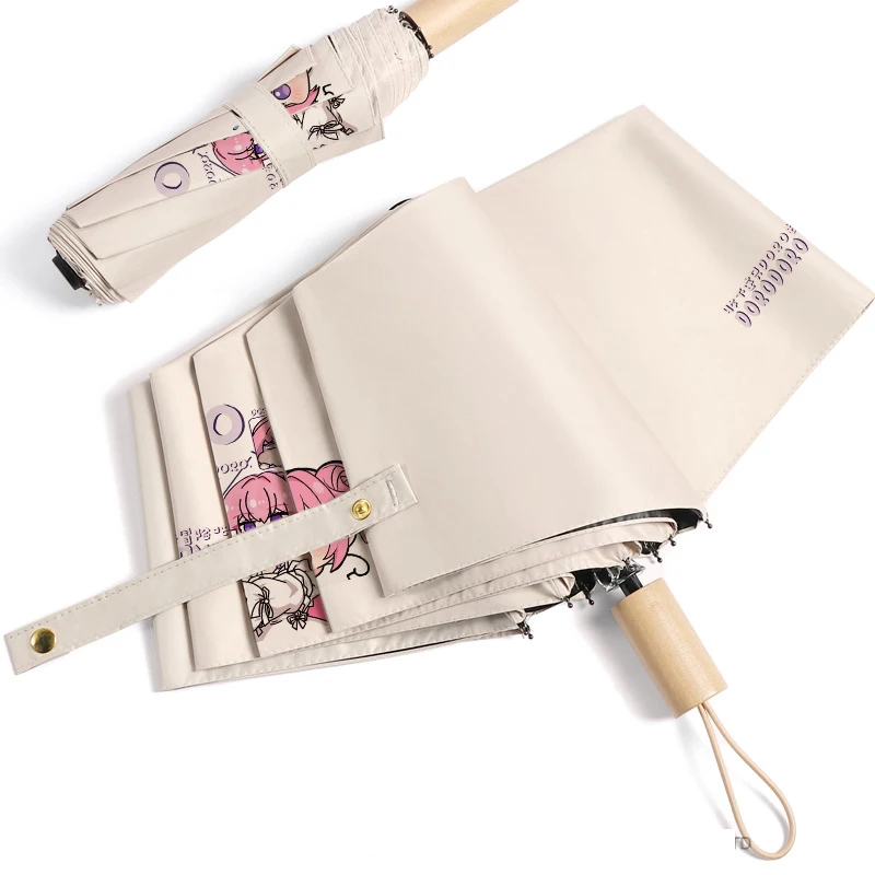 ร่มกันแดดกันฝนพับได้ลายนิกเก่ ดอร์โธ เกมเทพธิดาแห่งชัยชนะ คอสเพลย์เซ็กซี่ ดอร์โธ ร่มกันยูวีสำหรับเดินทาง ของขวัญคริสต์มาส