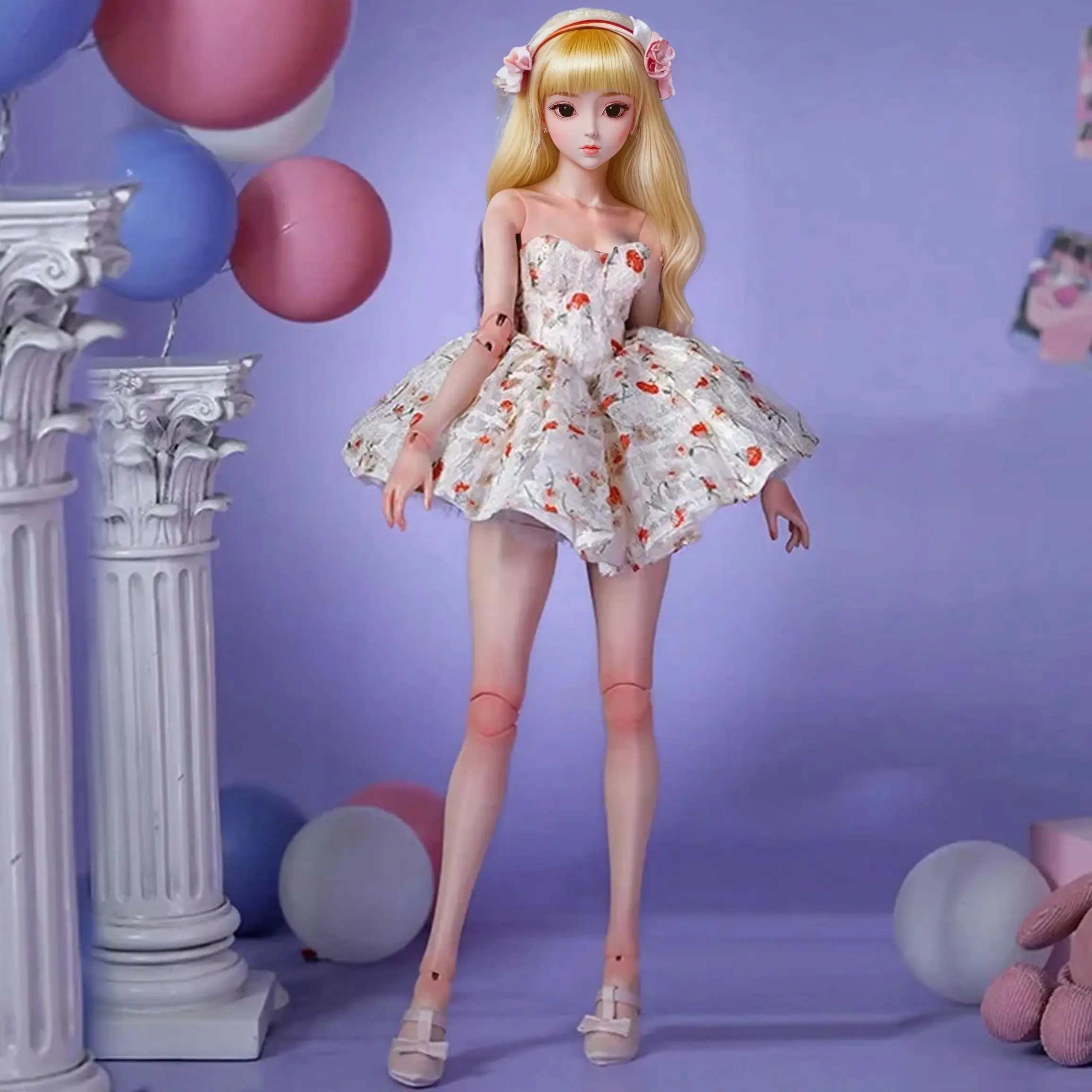 

Dream Princess 1/3 scale doll, 62 cm ball-jointed doll complete set, with random clothing, shoes and headwear accessories