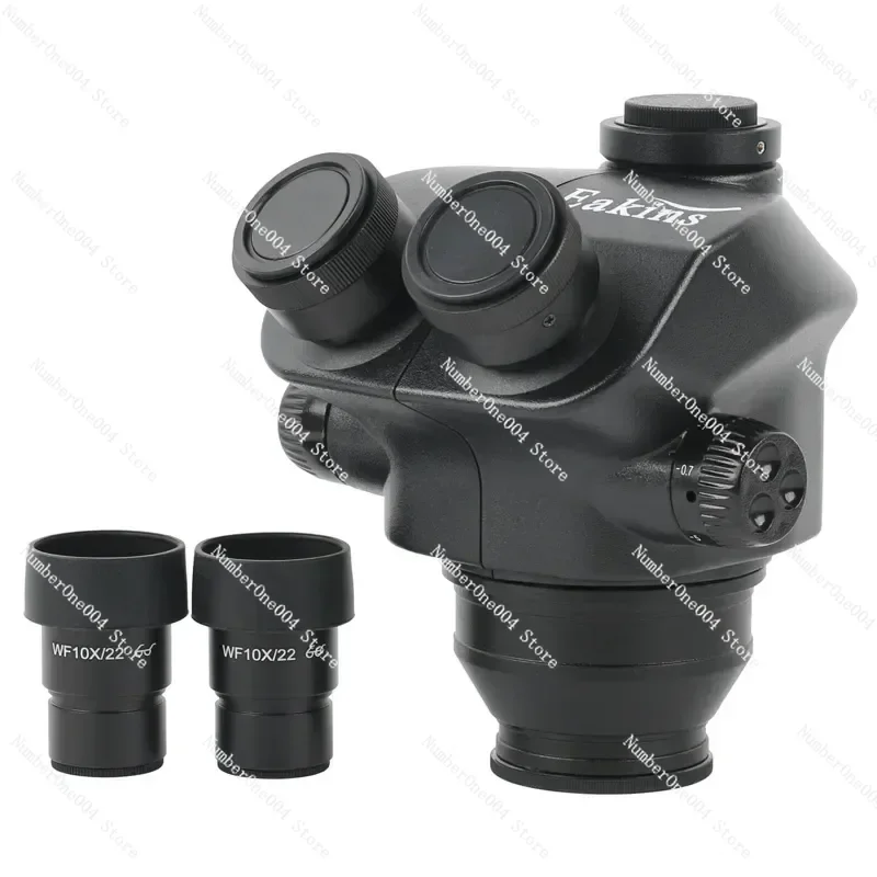 

7X- 50X Industrial Stereo Microscope Trinocular Microscope 0.5X Auxilliary Objective Lens for Phone Soldering Repair