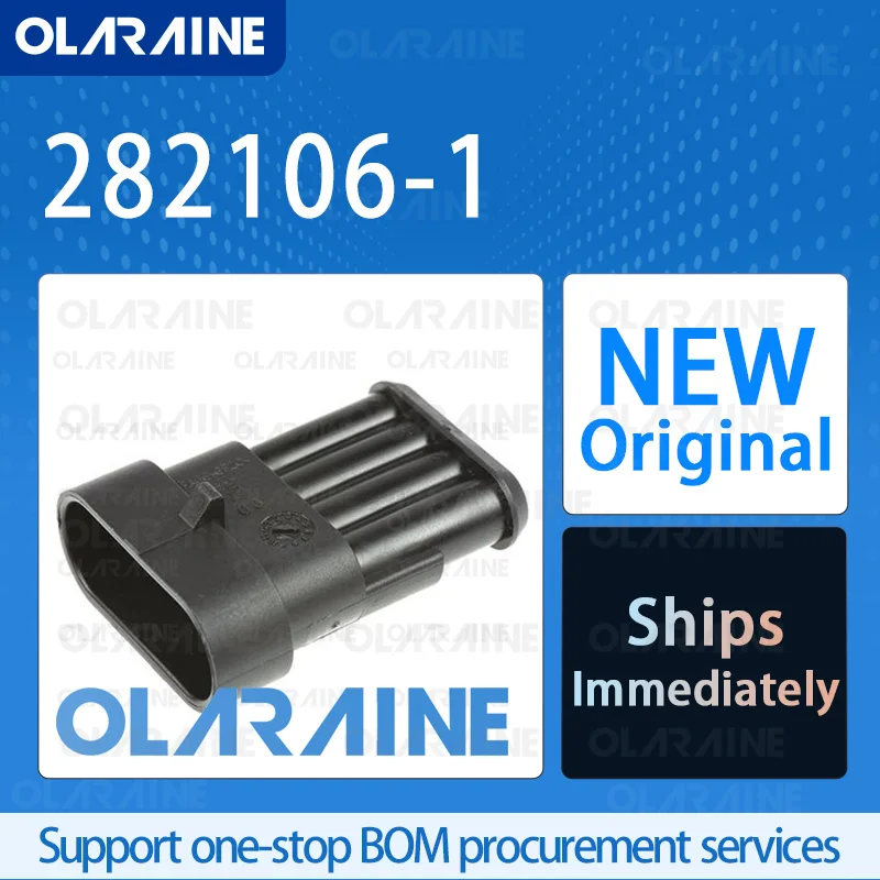 

20/50/100Pcs 282106-1 100% brand new and original IC chip Automotive connectors 4 Position Voltage 24 VDC