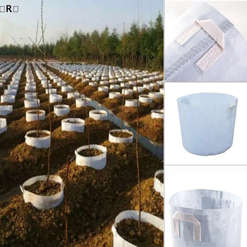 

Круглые тканевые горшки-мешки для выращивания растений, контейнеры для корней, мешки для посадки и выращивания растений〔Winter2〕