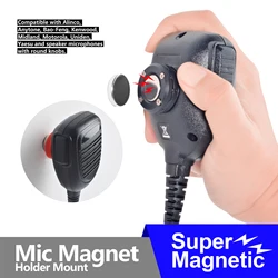 Magnetic Mic Mount Bracket, Hand Microphones Fixed Bracket, car Dashboard Wall mount holder for Motorola HLN9073B Kenwood TK768