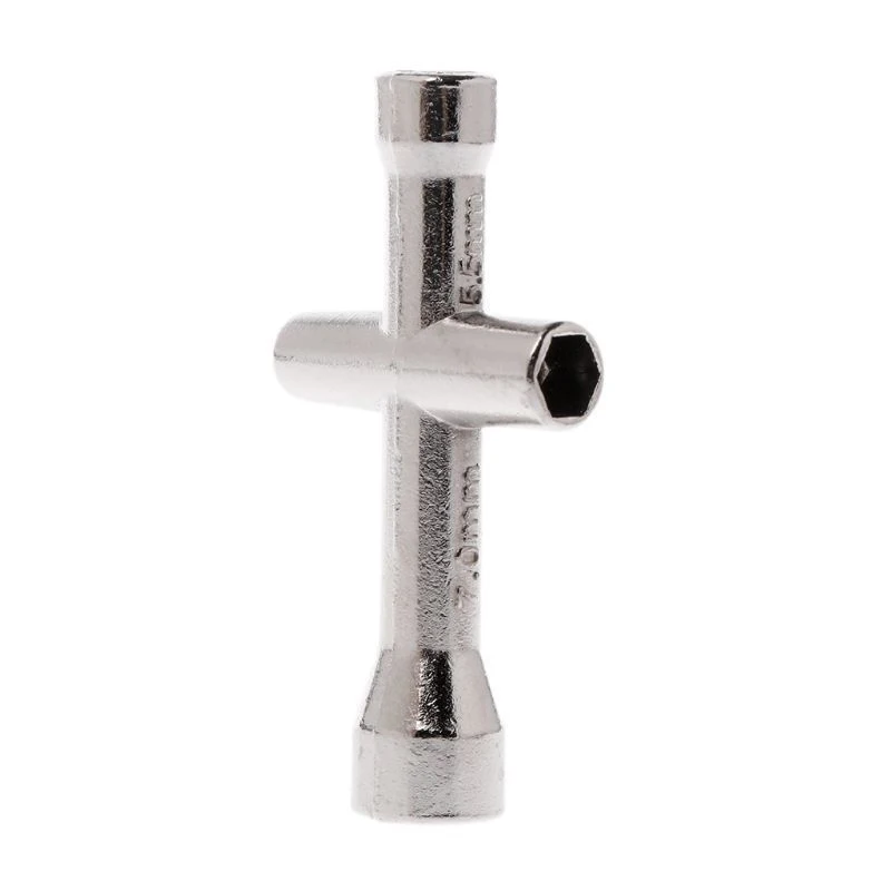 

3D Printer Nozzle 4-In-1 Tool M2 M2.5 M3 M4 Screw Nut Hexagonal Cross Wrench For E3D V6 MK8 Mini Spanner