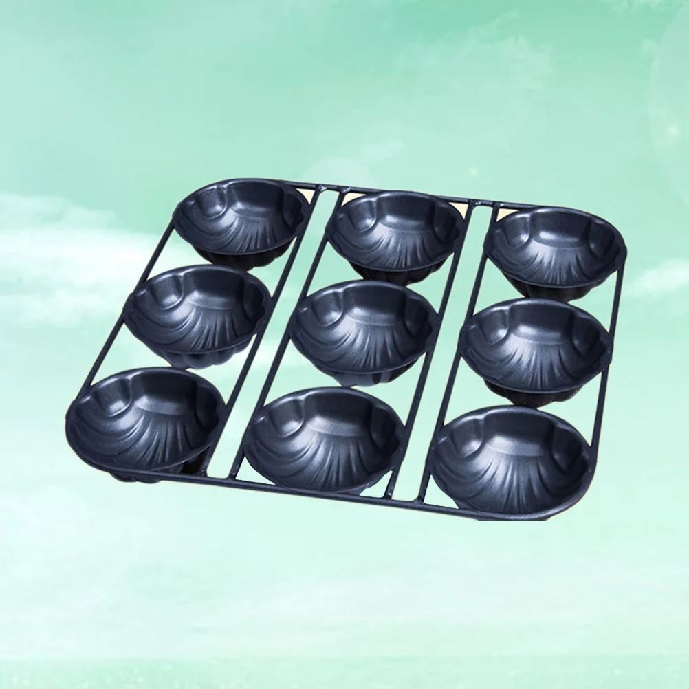 9. Равномерная форма для выпечки, анти-форма для выпечки, популярная форма ракушки, банановый торт, темно-серый