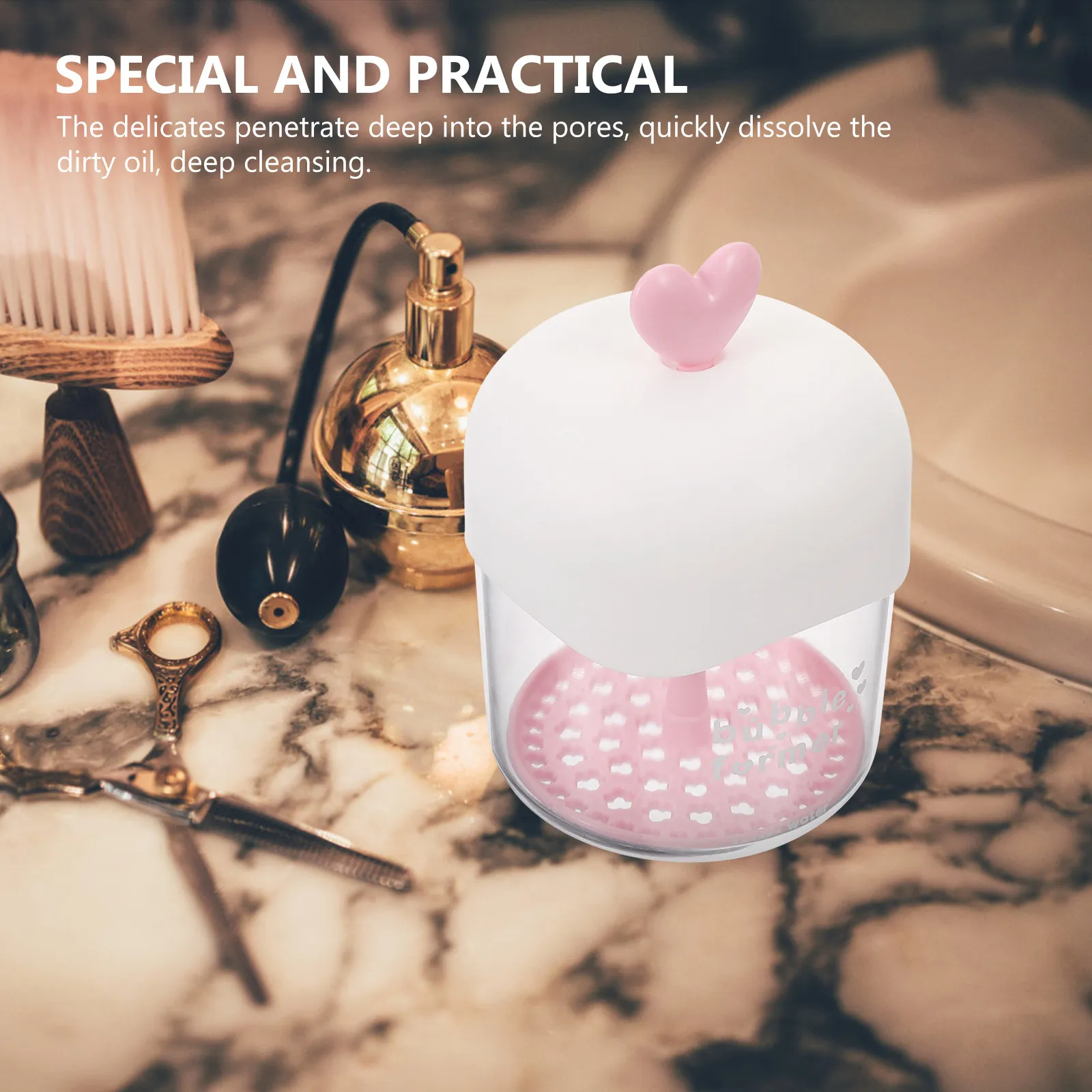 Transparent Foam Maker For Facial Cleanser Shaving Cream Bubbling Tool Face Wash Foamer Plastic Foaming Bottle Facial