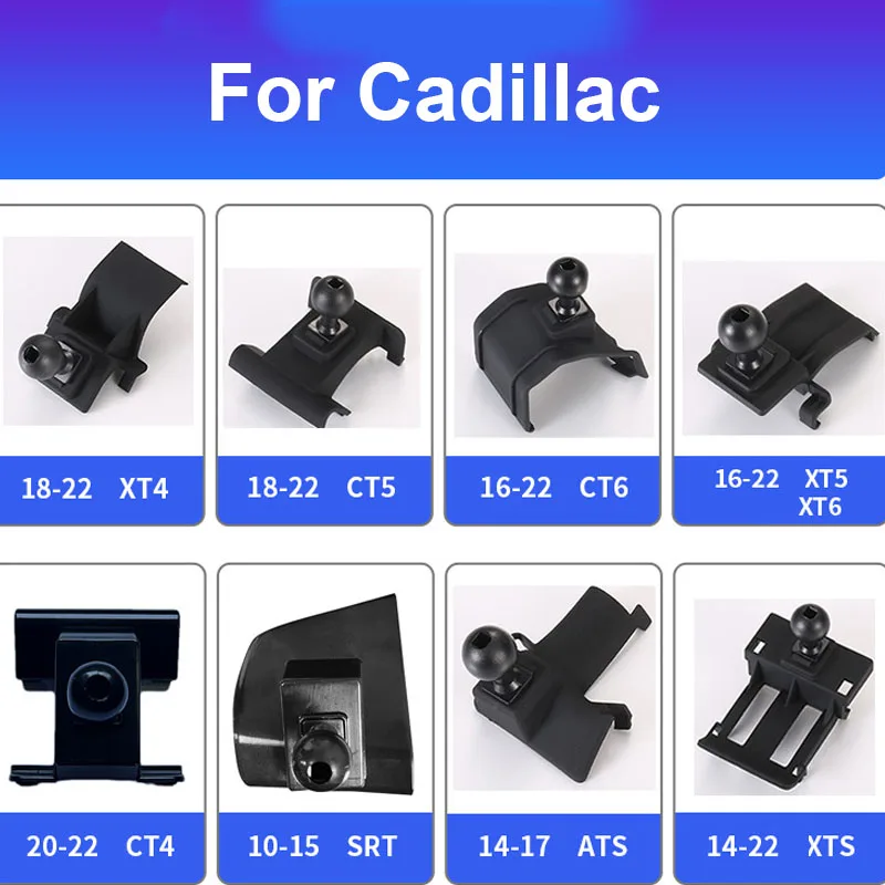 Car Dedicated Phone Holder Bracket Mount Special Base for Cadillac CT4 CT5 CT6 XT4 XT5 XT6 SRX ATS XTS Accessories