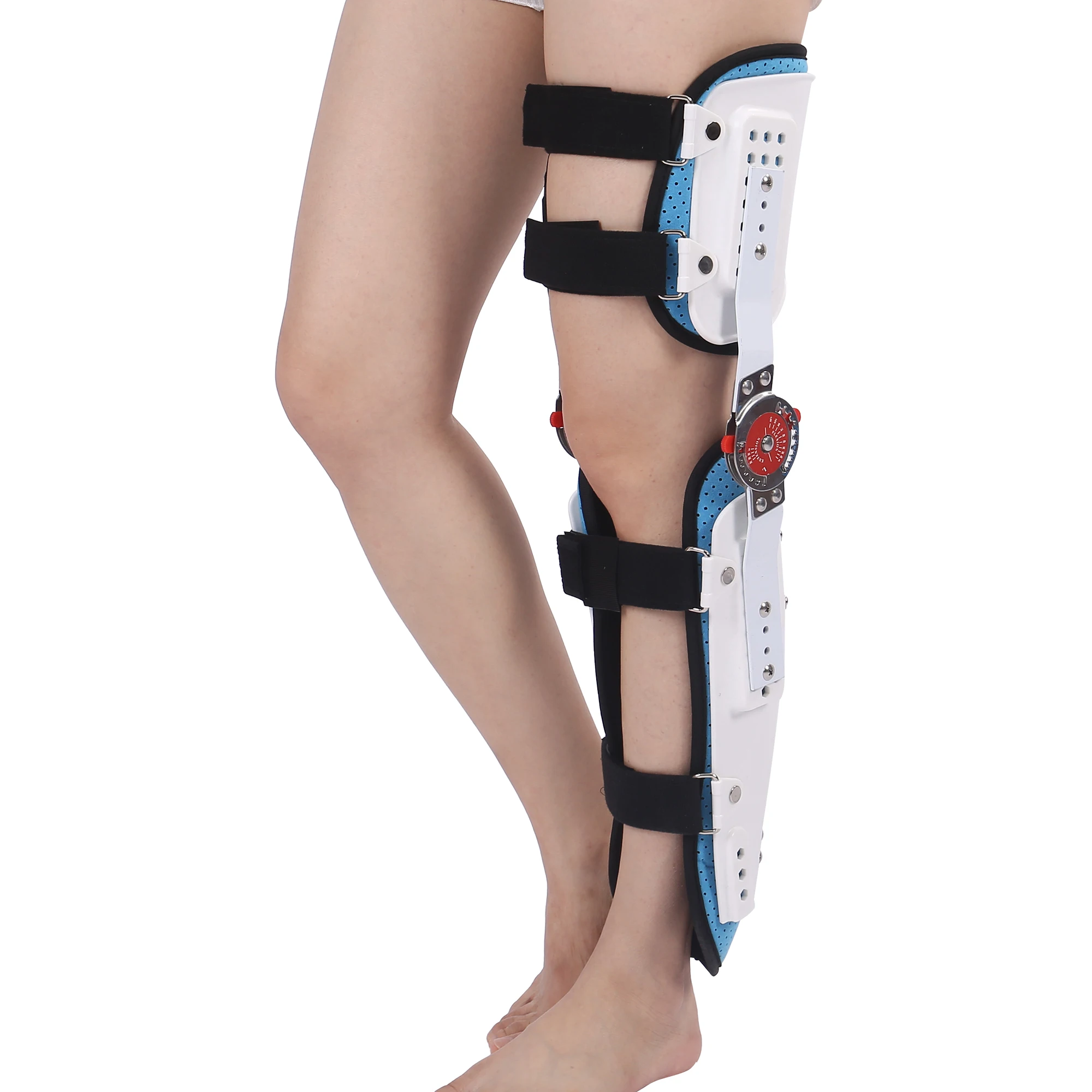 Adjustable Knee Leg Chuck Foot Ankle Fixed Bracket Orthotics Brace Exoskeleton Protective Equipment for Rehabilitation