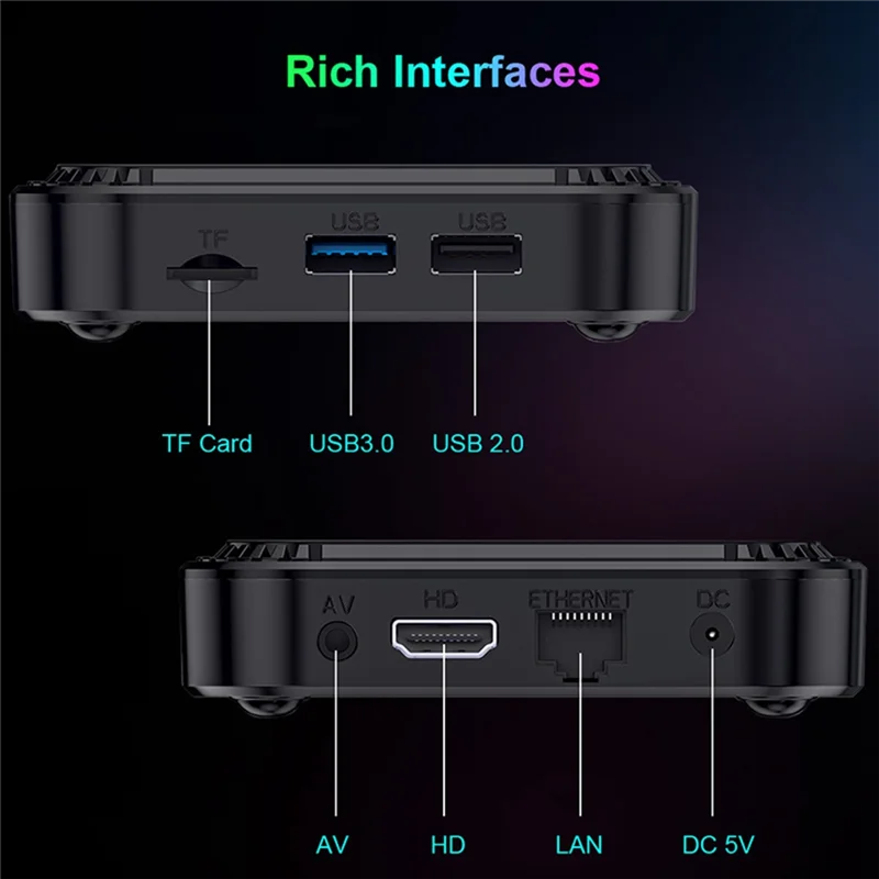 【تسوق الآن】TV98 RK3528 Smart TV Box Android 13 8K HD 2.4G&5G Wifi Media Player Mini Set Top Box #6