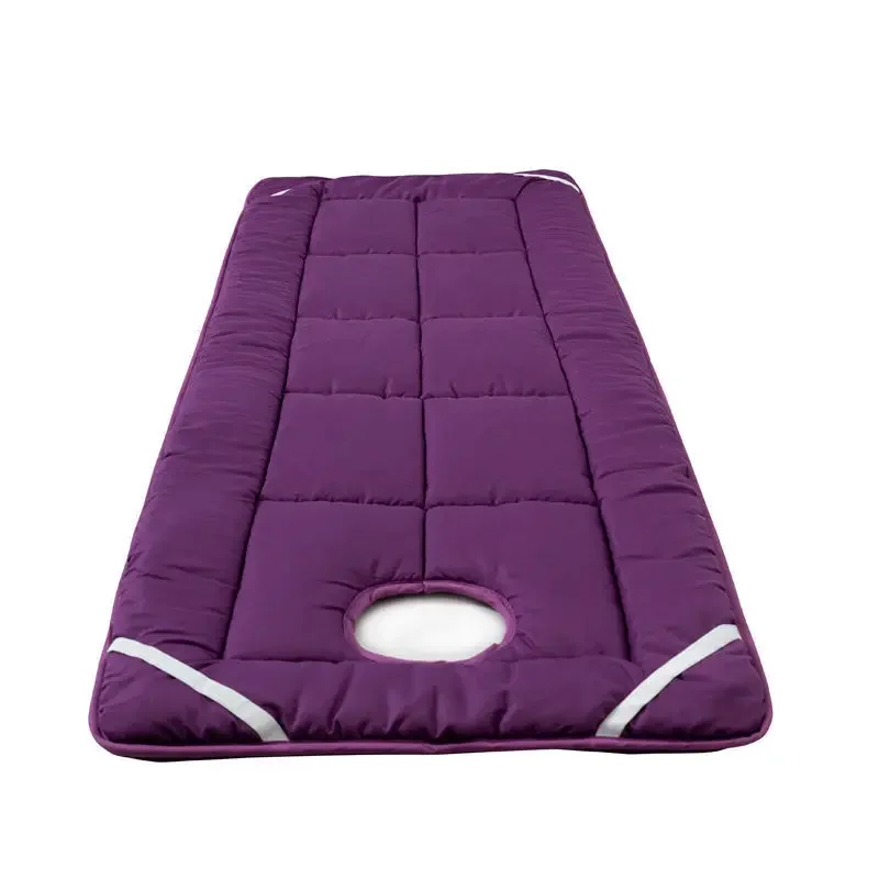 Beauty Salon Bed Cushion Thickened Bed Mattress Anti Slip Beauty Room Bed Mat SPA Treatment Massage Hospital Bed Pad with Hole