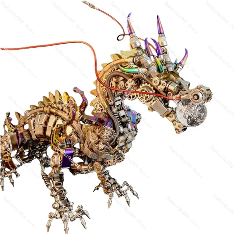 

Suitable for Level 10 Difficult Building Block Metal Assembly Model Assembly Manual DIY Adult Three-dimensional Mecha Dragon