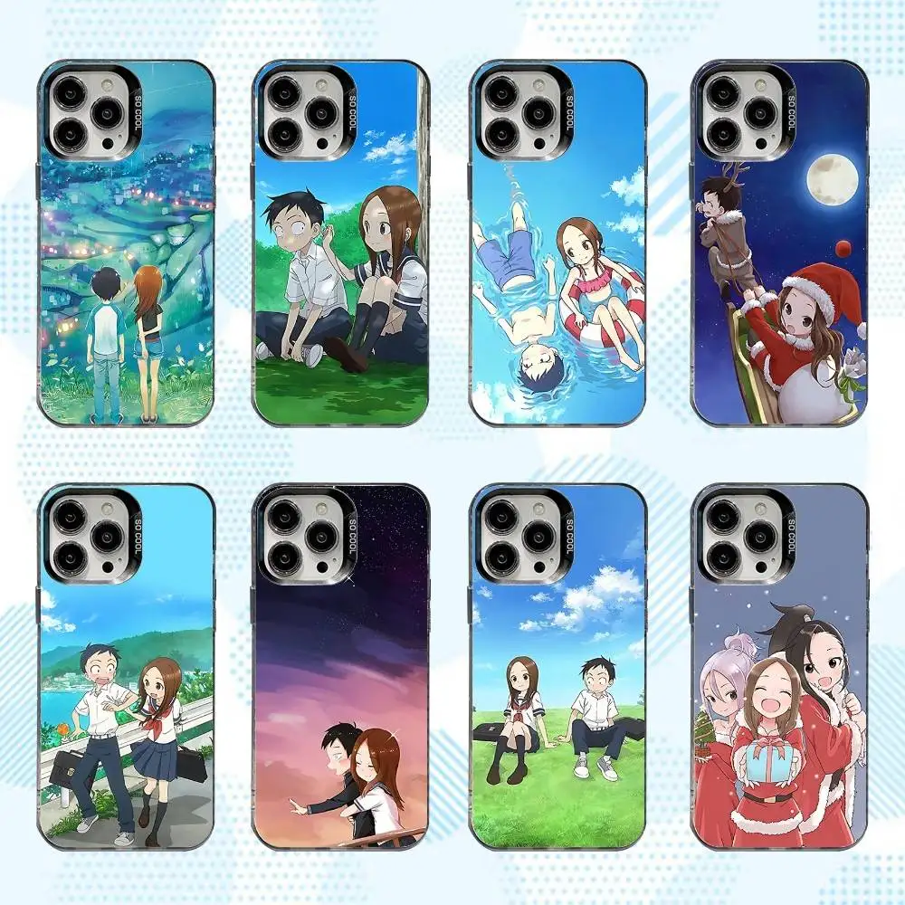 

K-KarakaiS Jozu Takagi San Phone Case For iPhone 17,16,15,14,13,12,X,8,Pro,Max,Plus,E,SE4,Air,Mini IMD Matte Black