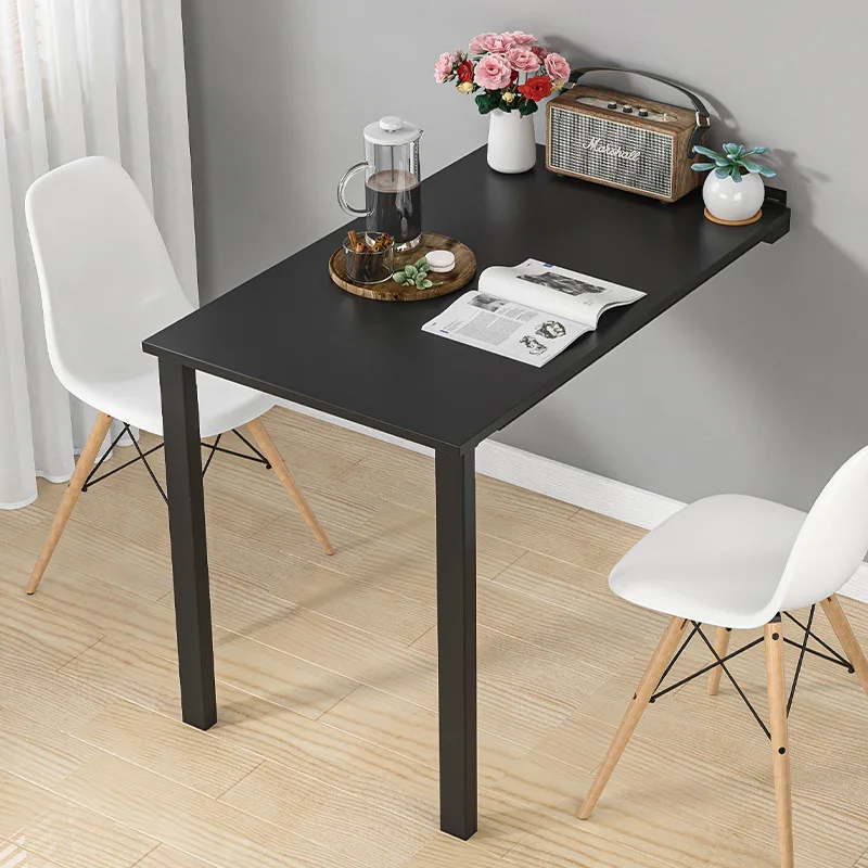 Upturned household multi-functional mural folding table simple invisible wall hanging dining table small wall dining table