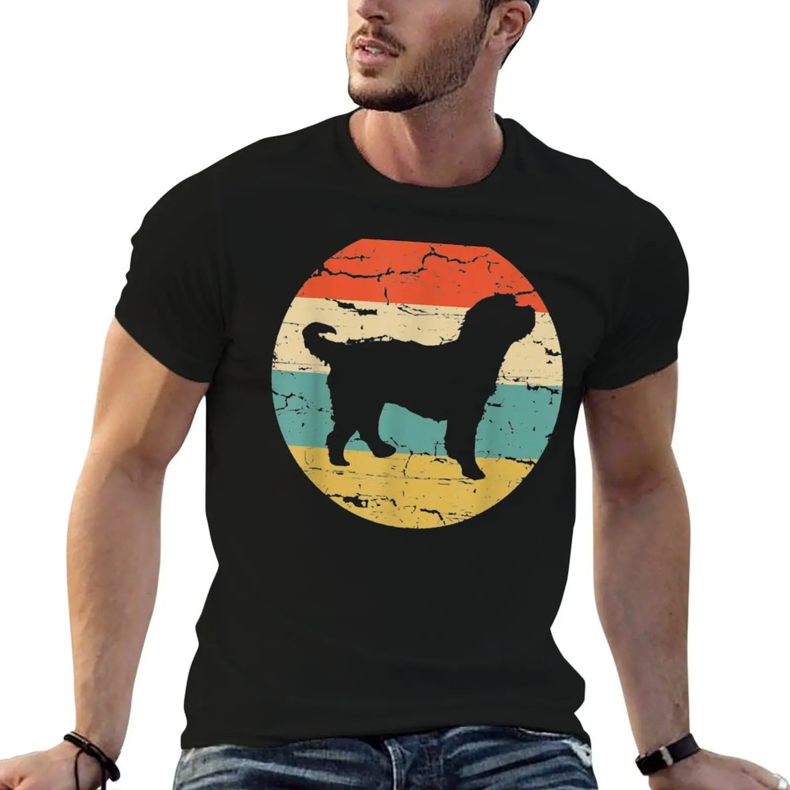 

Bernedoodle Mom Vintage Dad Retro Dog Gift T-Shirt t shirts for man pack white man t shirts high quality luxury brand T-Shirt