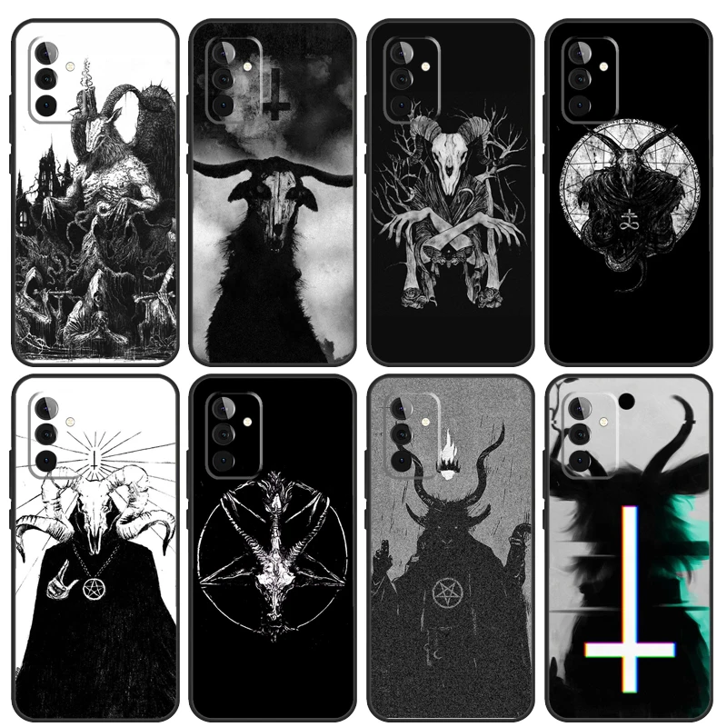 Devil Satan Dark Art Case For Samsung Galaxy A52 A32 A22 A12 A54 A34 A24 A14 A51 A71 A73 A53 A33 A23 A13 Cover