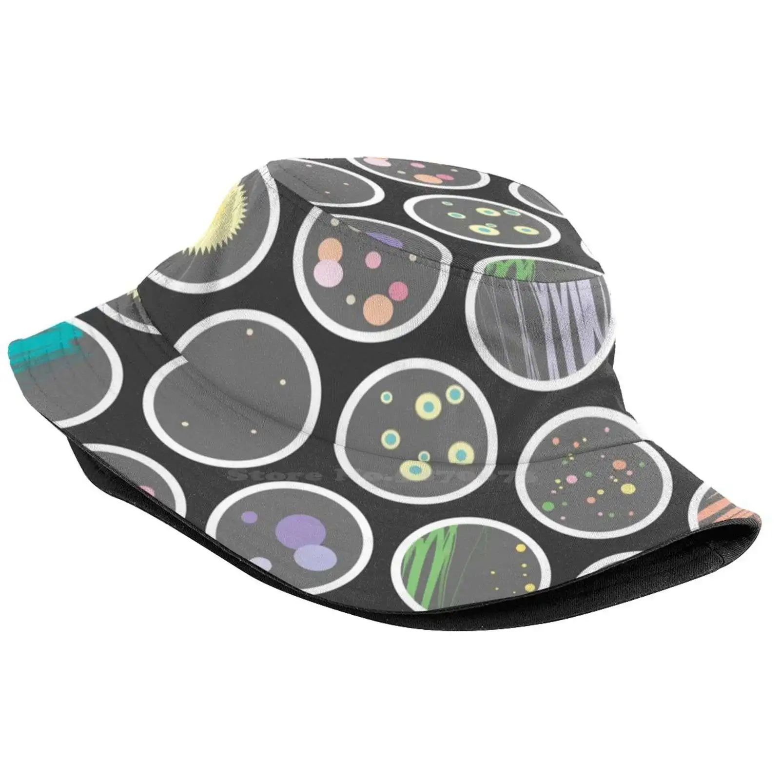 Petri Dishes Sun Cap Fisherman Hat Bucket Hats Petri Dish Science Biology Bacteria Fungus Mold Microbe