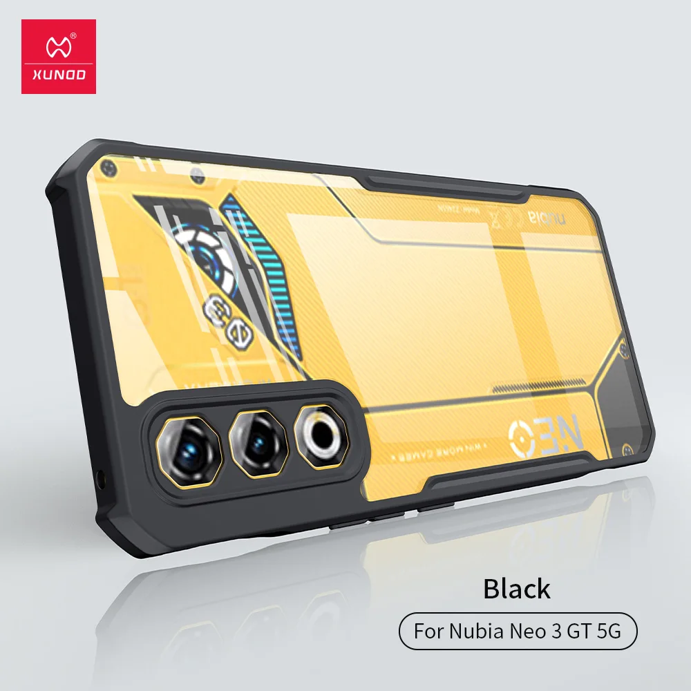 Чехол для ZTE Nubia Neo 3 GT 5G XUNDD, противоударный прозрачный защитный чехол для камеры из ПК + ТПУ для Nubia NEO3 GT Чехол для ZTE Nubia Neo 3 GT 5G XUNDD, противоударный прозрачный защитный чехол для камеры из ПК + ТПУ для Nubia NEO3 GT