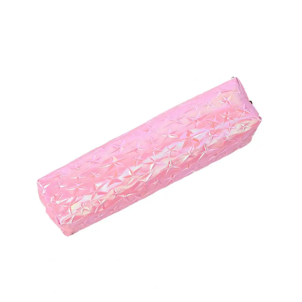 Exquisite Pattern Bright Colored Pen Pouch Stationery Container Large Capacity Pencil Bag with Zipper
