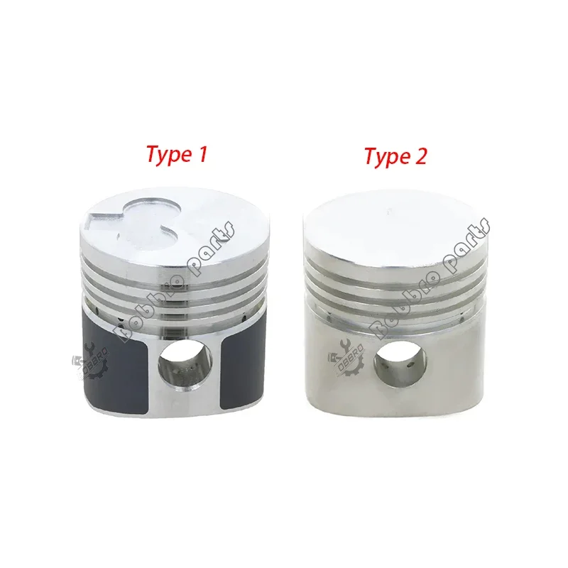 K3C K4C Piston With Pin Clips For Mitsubishi D2050 D2350 MT180 MT1601 Fit Iseki TU150 TU155 Tractor Engine Parts