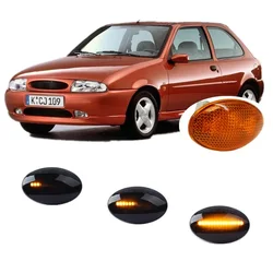 for Ford Fiesta IV MK4 JA JB 1995 1996 1997 1998 1999 2000 2001 2002 Dynamic LED Indicator Side Marker Turn Signal Light Lamp