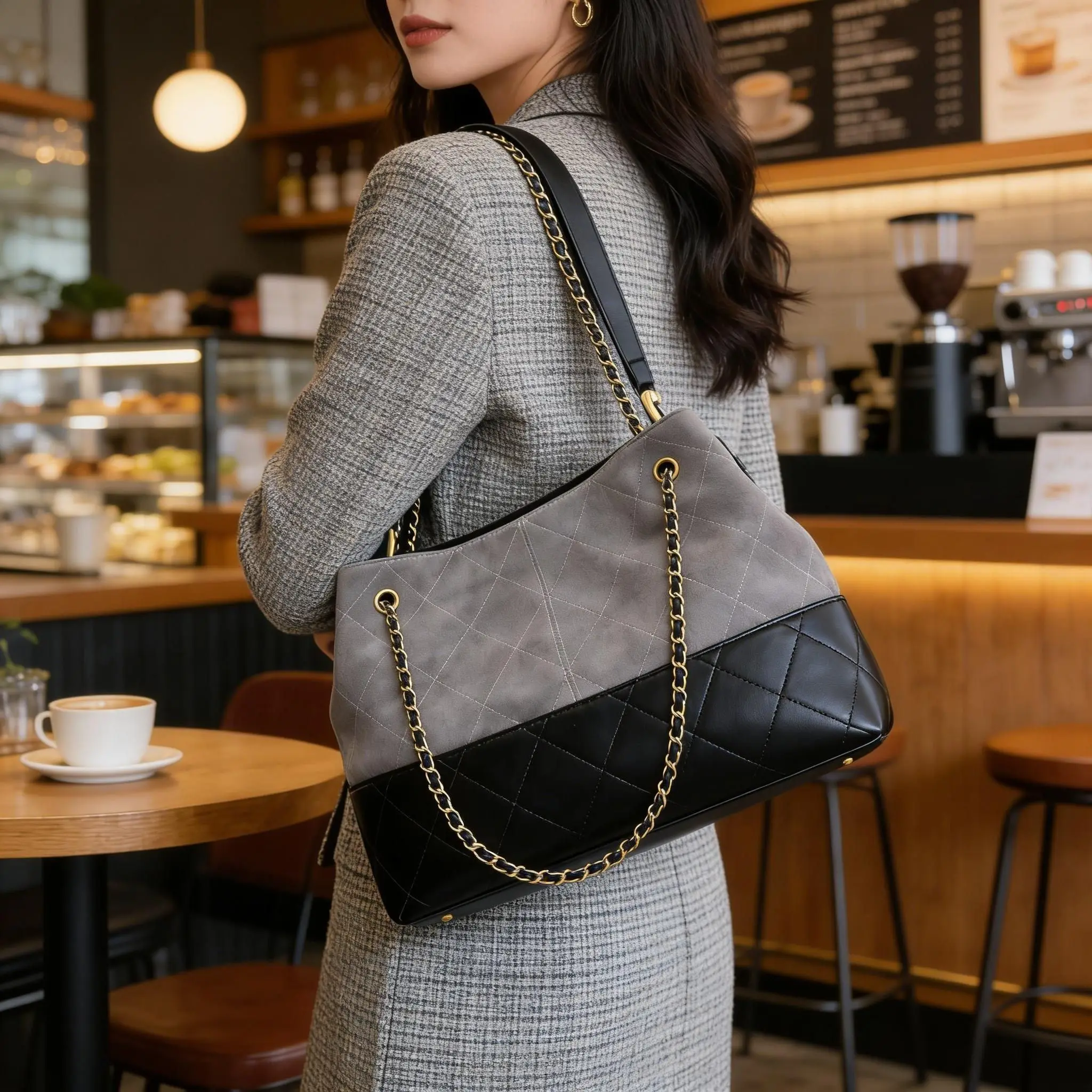 

Ретро-сумка для поездок на работу, вместительная сумка, роскошная сумка, ретро-сумка-ведро большой вместимости