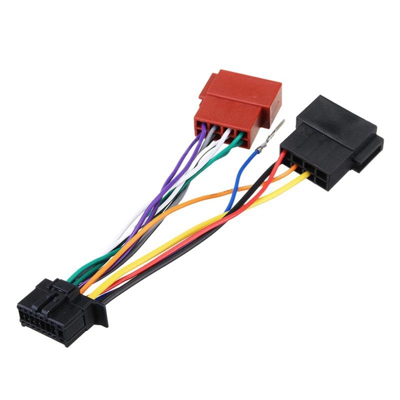 

16 Pin Car CD Tail Wire Stereo Radio Player ISO Wiring Harness Connector Audio Cable For Pioneer 2003-On Auto Accessory