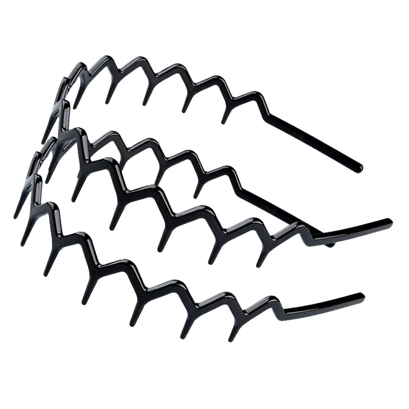 2 Stück/Set Zahnkamm-Haarbänder aus Kunststoff, rutschfest, für Damen und Mädchen, süße Haarschmuck-Haarbänder, modische Haaraccessoires – Detail 8