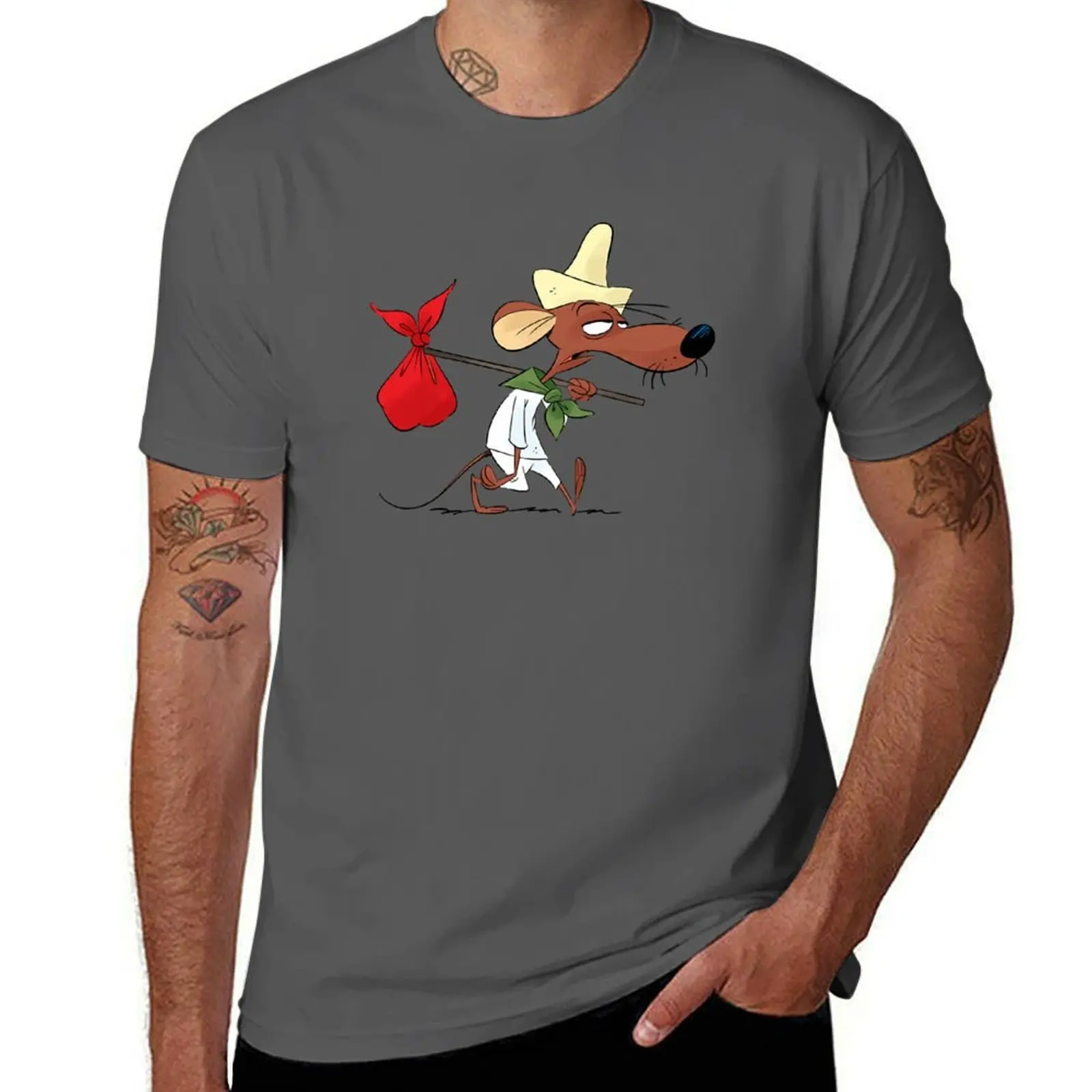 

Slowpoke Rodriguez T-Shirt man t shirts cotton man t shirt summer T-Shirt