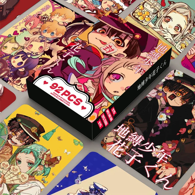 

92 шт./компл., аниме-карта Ханако-кун с унитазом, Ломо-карта Юги Амане, фотокарта с HD принтом, фотокарточная игра, коллекция фанатов, игрушка, подарочная наклейка