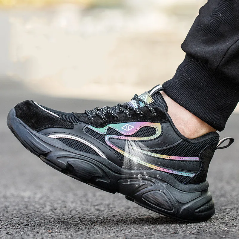 

Мужская мода, летняя защитная обувь, стальные носки, рабочие ботинки, брендовые дизайнерские рабочие кроссовки, инструменты, защитная обувь