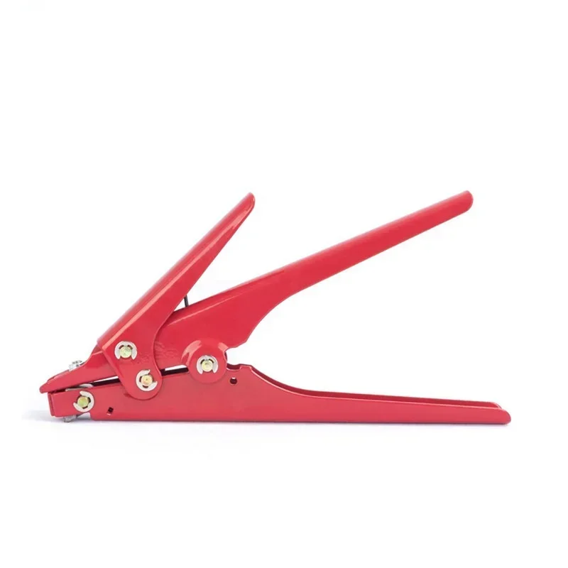 Red 2.4-9 Mm Cable Tie Gun Tensioning and Cutting Tool for Plastic Nylon Cable Tie Plier or Fasteners Circlipstang