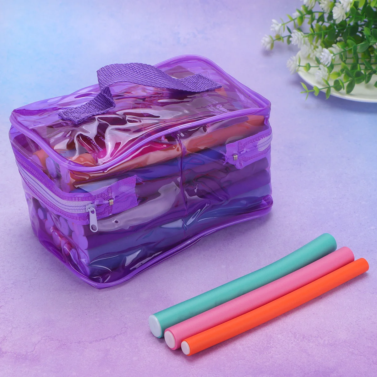 

1Pack Hair Curling Rods for DIY Styling Tools Create Curls and Waves of Various Sizes Suitable for All Hair Types