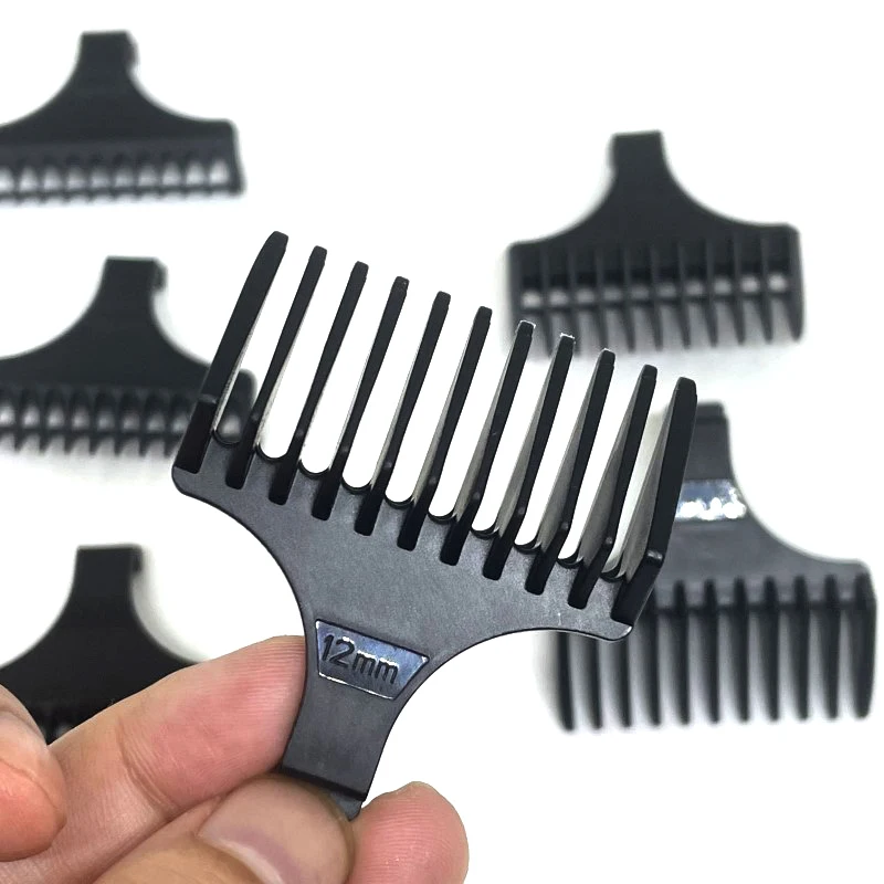 6Pcs Kemei Original KM-MAX5090 Hair Clipper Limit Comb Guide Attachment Size Barber Replacement 1/2/3/6/9/12mm