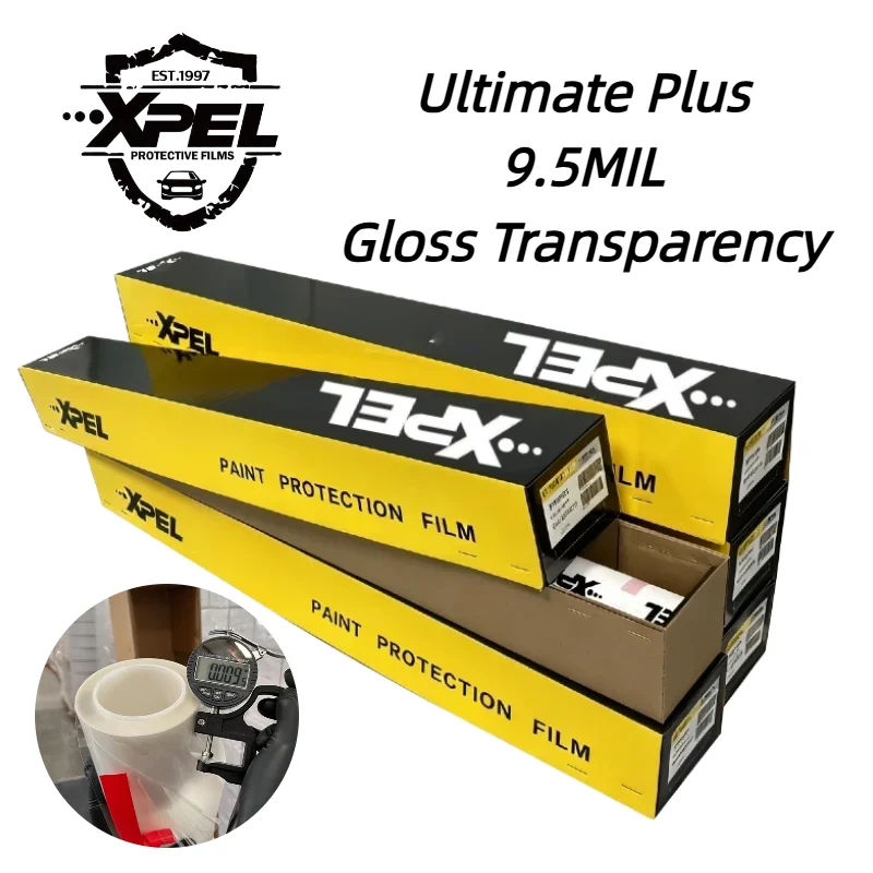 

9.5MIL Paint Protection Film XPEL PPF Ultimate Plus TPU High Gloss Transparency Self Healing Anti Scratch Heat Resistant Strong