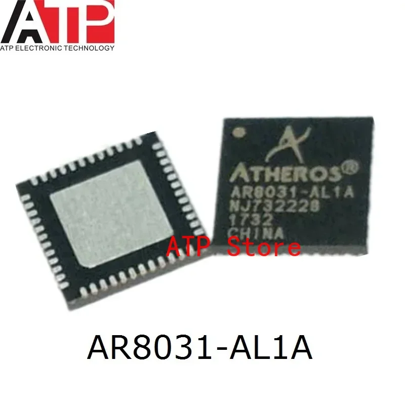 10pcs/lot New AR8031 AR8031-AL1A  AR8031-AL1B QFN-48 Ethernet Chip Transceiver IC QFN48