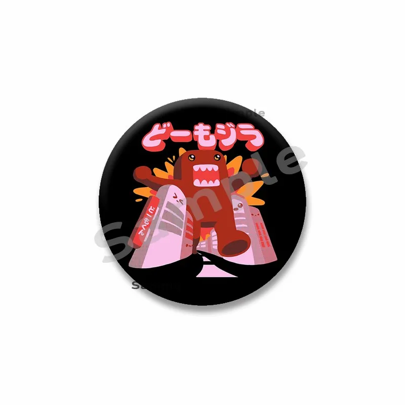 مضحك أنا أحب دومو القط بروش لطيف الكرتون شخصية المينا دبوس شارة مجوهرات إبداعية على ظهره الملابس والاكسسوارات هدية عيد الميلاد