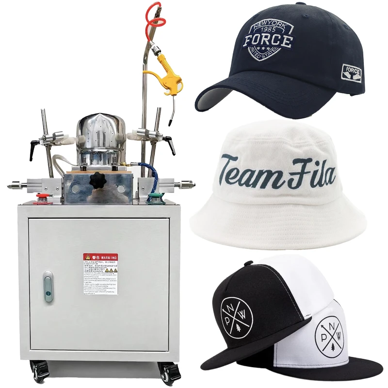 

Industrial Baseball Hat Machine Automatic Single Head Steam Ironing Peaked Cap Machine