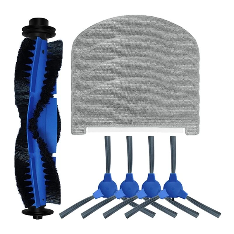 For Eufy G40/G40 Hybrid Main Roller Brush Side Brush Mop Cloths Accessories 9PCS